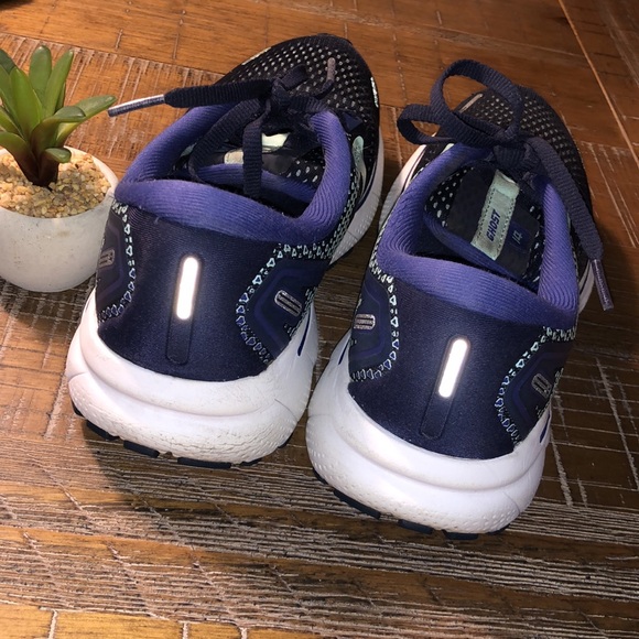 BROOKS Ghost 14 Sz 6.5M Navy Aqua - Picture 7 of 9